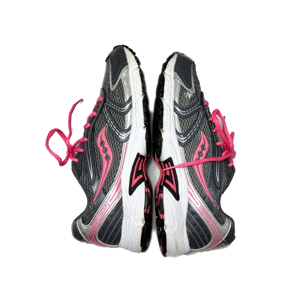 Saucony Womens Oasis Grey with Pink Laces Sneakers Size 9.5 #15096-21 - Picture 3 of 7